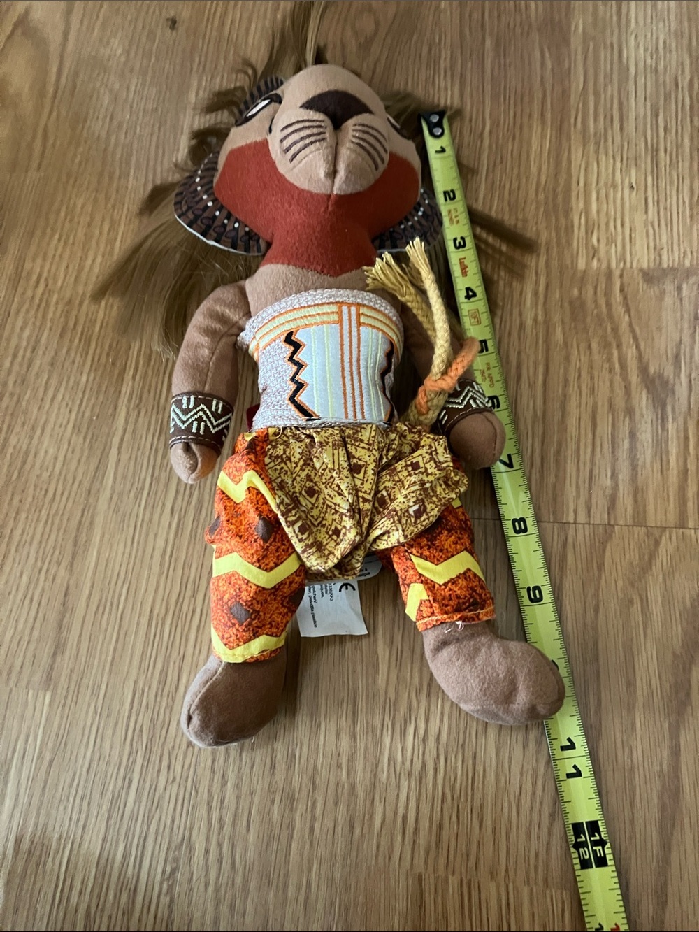 Disney’s Simba the Lion King Musical Bean Bag Plush Toy 10” Tall - Picture 8 of 8